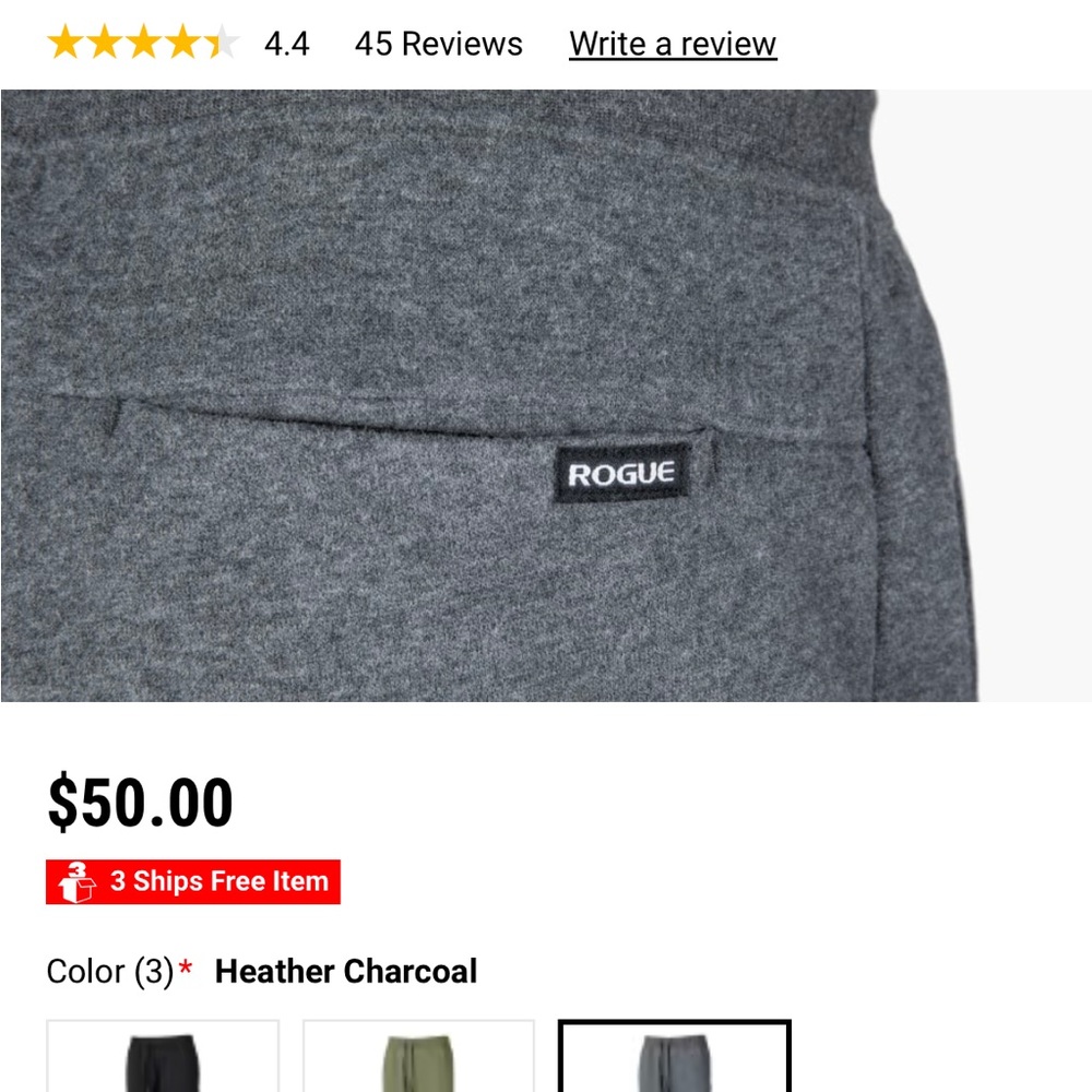 Rogue Dark Gray Lounge Pants
